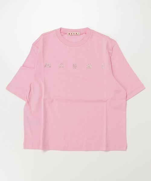 MARNI(マルニ)の「MARNI(マルニ)Kids & Junior ブランドロゴ半袖Tシャツカットソー(Tシャツ/カットソー・キッズ・ライトピンク/ライトブルー/ブラック/グレー・4Y/6Y/8Y/10Y/12Y/14Y)」の12枚目の写真