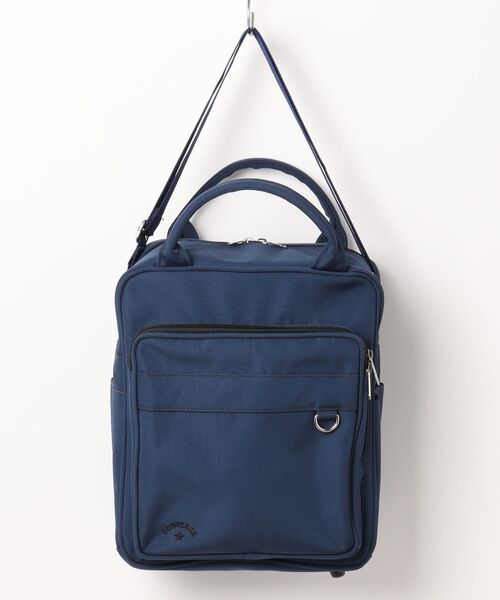CONVERSE(コンバース)の「【CONVERSE】SCHOOL CASUAL SQUARE BAG/スクールショルダーバッグ/カバン/肩掛け/斜め掛け/コンバース(ショルダーバッグ・レディース・ネイビー/ブラック/グレー・FREE)」の1枚目の写真
