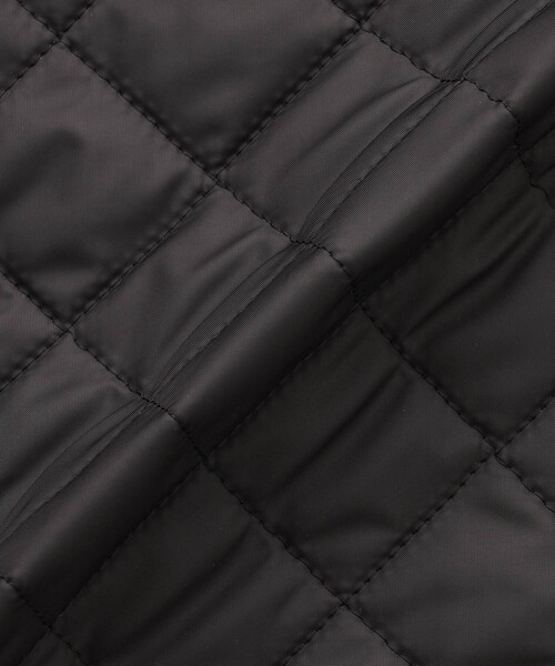 MACKINTOSH LONDON（マッキントッシュ ロンドン）の「【WEB・一部店舗限定】キルティングタフタフーデットショートコート（ブルゾン・レディース・グリーン系その他6/ネイビー/ブラック・38/36/40）」の7枚目の写真