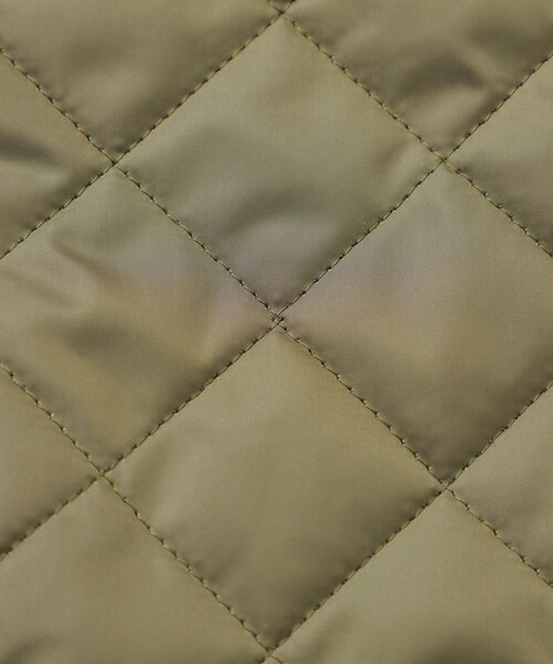 MACKINTOSH LONDON（マッキントッシュ ロンドン）の「【WEB・一部店舗限定】キルティングタフタフーデットショートコート（ブルゾン・レディース・グリーン系その他6/ネイビー/ブラック・38/36/40）」の9枚目の写真
