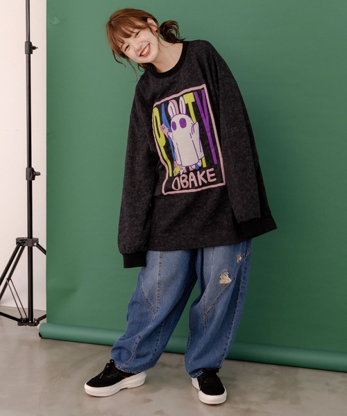 【セール】343136：パリティのネコおでん刺繍パンツ（その他パンツ）｜ScoLar Parity（スカラーパリティ）