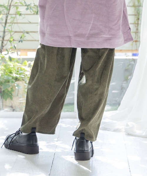 【セール】343136：パリティのネコおでん刺繍パンツ（その他パンツ）｜ScoLar Parity（スカラーパリティ）