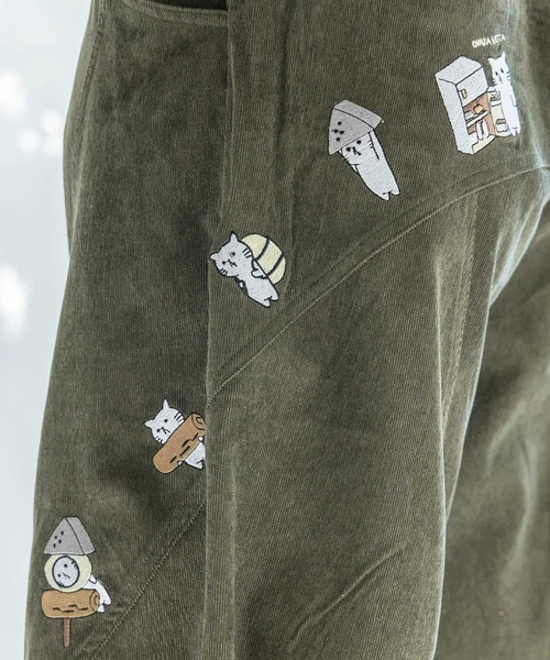 【セール】343136：パリティのネコおでん刺繍パンツ（その他パンツ）｜ScoLar Parity（スカラーパリティ）