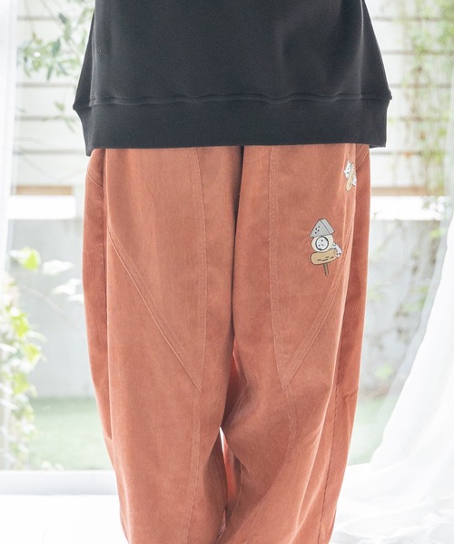 【セール】343136：パリティのネコおでん刺繍パンツ（その他パンツ）｜ScoLar Parity（スカラーパリティ）