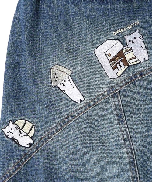 【セール】343136：パリティのネコおでん刺繍パンツ（その他パンツ）｜ScoLar Parity（スカラーパリティ）