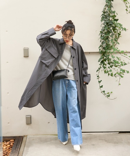 EMMA　ROUGE VIF（エマルージュヴィフ）の「【一部店舗限定】オフショルルーズスウェット（Tシャツ/カットソー・レディース・グレー/ホワイト系その他/ホワイト・フリー）」の16枚目の写真