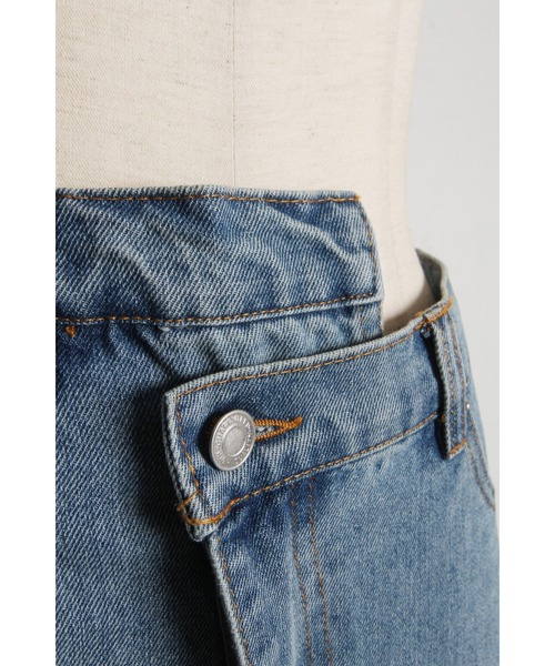 &. NOSTALGIA（アンドドットノスタルジア）の「ウエストアシメデニムスカート（デニムスカート・レディース・ライトブルー・M）」の19枚目の写真