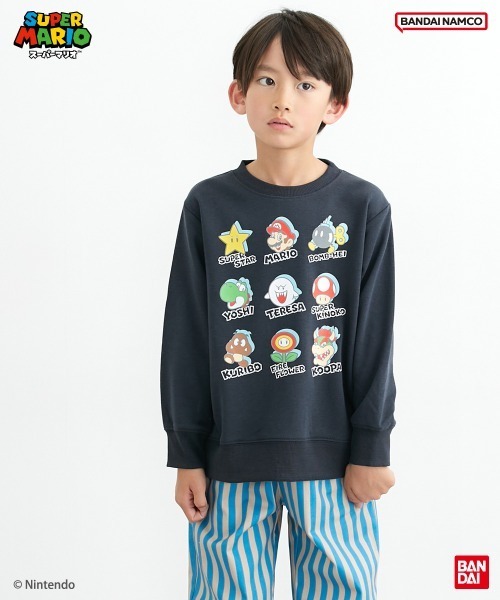 まりおさん スーパーマリオ】プリントトレーナー（男の子・女の子