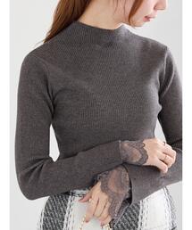 Te chichi | レースカフレイヤードリブニット(ニット/セーター)