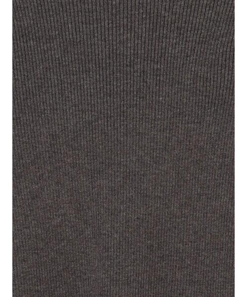 Te chichi（テチチ）の「レースカフレイヤードリブニット（ニット/セーター・レディース・グレー/チャコールグレー/ブラック・F）」の13枚目の写真