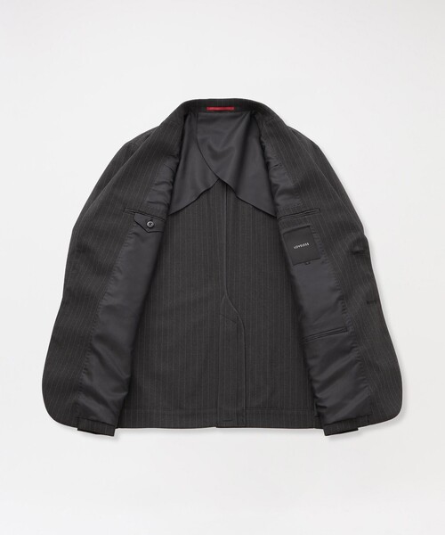 LOVELESS（ラブレス）の「ストライプワイドジャケット（テーラードジャケット・メンズ・チャコールグレー・L/M/S）」の3枚目の写真