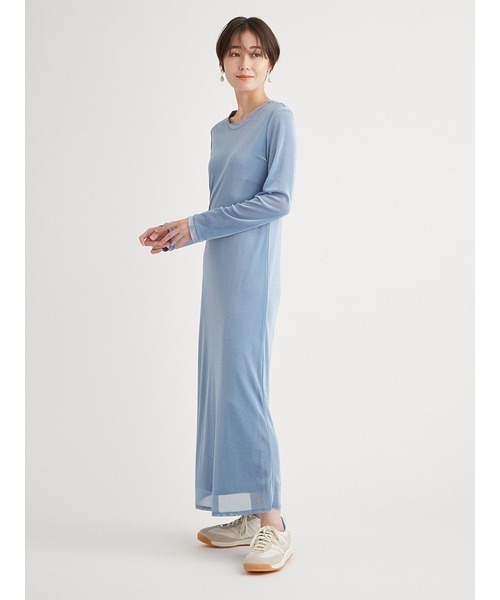emmi(エミ)の「ベロアチュールワンピース(ワンピース・レディース・ブラック/ベージュ/ライトブルー・1/0)」の15枚目の写真