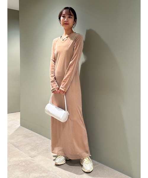 emmi(エミ)の「ベロアチュールワンピース(ワンピース・レディース・ブラック/ベージュ/ライトブルー・1/0)」の20枚目の写真