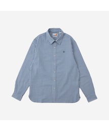 シアサッカー スリム シャツ メンズ