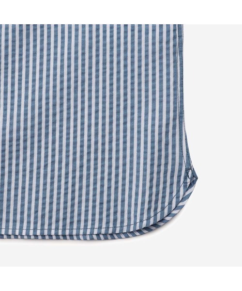 Timberland(ティンバーランド)の「シアサッカー スリム シャツ メンズ(シャツ/ブラウス・メンズ・スカイブルー・XX-LARGE/X-LARGE/SMALL/MEDIUM/LARGE)」の6枚目の写真