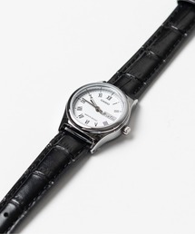 【60】【ITN】【CASIO】クラシック デイデイト ラウンド SV レザーベルト