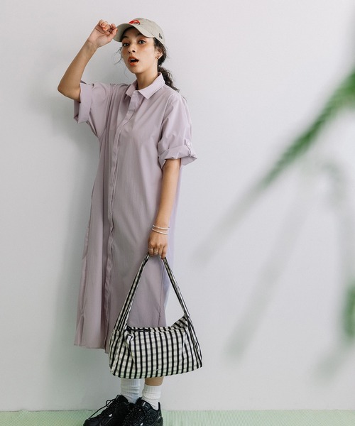 Beau're(ヴュレ)の「BEAURE ヴュレ ギンガムチェック HOBO BAG(ショルダーバッグ・レディース・ブラック/ブラウン/グリーン・FREE)」の18枚目の写真