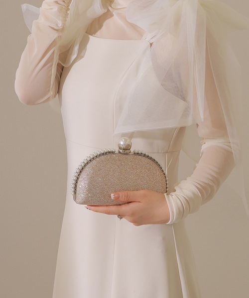 Lace Ladies(レースレディース)の「3WAY ラメ パール使い クラッチ パーティー バッグ(クラッチバッグ・レディース・ブラック/シルバー/ゴールド・FREE)」の16枚目の写真