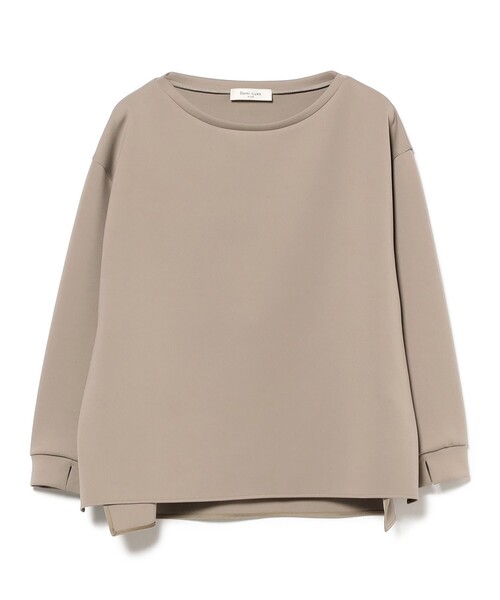 Demi-luxe BEAMSダンボールロングスリーブ プルオーバー MOCHA セール】ダンボール ロングスリーブ プルオーバー（Tシャツ