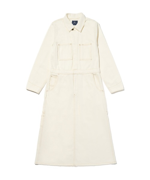 Levi's（リーバイス）の「Levi's/リーバイス BLUETAB(TM) BOILER ドレス（シャツワンピース・レディース・ホワイト・M/S/XS）」の7枚目の写真