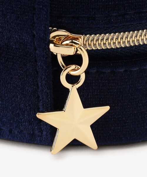 Afternoon Tea(アフタヌーンティー)の「ベロア天体モチーフラウンドジュエリーボックス(収納グッズ・レディース・ネイビー・ONE SIZE)」の6枚目の写真