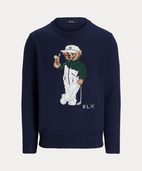 RLX GOLF（アールエルエックスゴルフ）の「Polo ベア パフォーマンス セーター（ニット/セーター・メンズ・ネイビー系1・M/S/L/XS）」の2枚目の写真