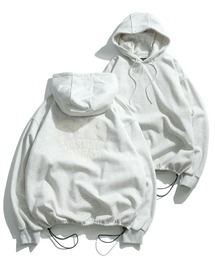 Starting Over（スターティングオーバー）の「PRINT EMBROIDERY DRAWCODE PULLOVER HOODIE / 刺繍 プリント プルオーバー ドローコード スウェットパーカー（パーカー）」