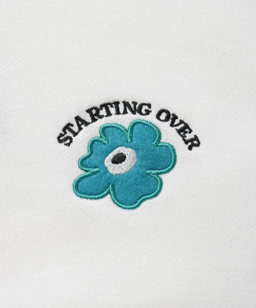 Starting Over（スターティングオーバー）の「PRINT EMBROIDERY DRAWCODE PULLOVER HOODIE / 刺繍 プリント プルオーバー ドローコード スウェットパーカー（パーカー・メンズ・ブラック/ブラック系その他2/グレー系その他/アッシュグレー/チャコールグレー/ブラック系その他/ライトグレー系1/ホワイト系その他2/ホワイト系その他4/ブラック系その他3/ホワイト/ホワイト系その他/ホワイト系その他3/ライトグレー系/ライトグレー系2・M/L）」の16枚目の写真