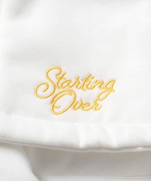 Starting Over（スターティングオーバー）の「PRINT EMBROIDERY DRAWCODE PULLOVER HOODIE / 刺繍 プリント プルオーバー ドローコード スウェットパーカー（パーカー・メンズ・ブラック/ブラック系その他2/グレー系その他/アッシュグレー/チャコールグレー/ブラック系その他/ライトグレー系1/ホワイト系その他2/ホワイト系その他4/ブラック系その他3/ホワイト/ホワイト系その他/ホワイト系その他3/ライトグレー系/ライトグレー系2・M/L）」の18枚目の写真