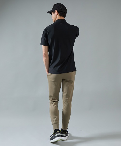 JUN&ROPE'(ジュンアンドロペ)の「【NOIR】PEE KAY ナイロンピケストレッチモックネックシャツ(Tシャツ/カットソー・メンズ・ホワイト/ブラック・L/M/S/XL)」の7枚目の写真