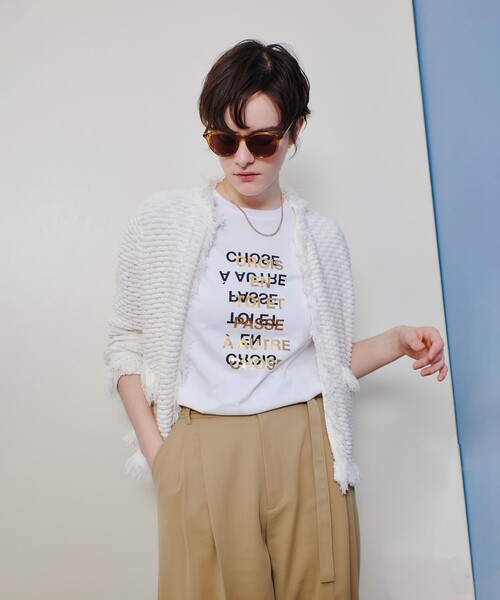 美品✨フォクシー ツイード ニット ジャケット 近年モデル 38 黒 白 FOXEY - FOXEY 高級クチュールニットジャケット 12万 38