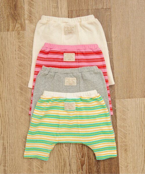 BREEZE（ブリーズ）の「カラフルベーシックパンツ（その他ベビーウェア・キッズ・アイボリー/グレー/エメラルド/ピンク・80/70）」の5枚目の写真