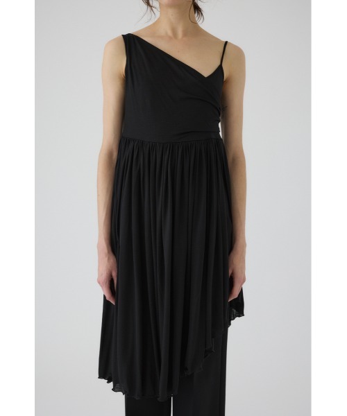 RIM.ARK（リムアーク）の「Drape thin gather cami ドレープシンギャザーキャミ（キャミソール・レディース・ブラック/ライトベージュ・FREE）」の17枚目の写真