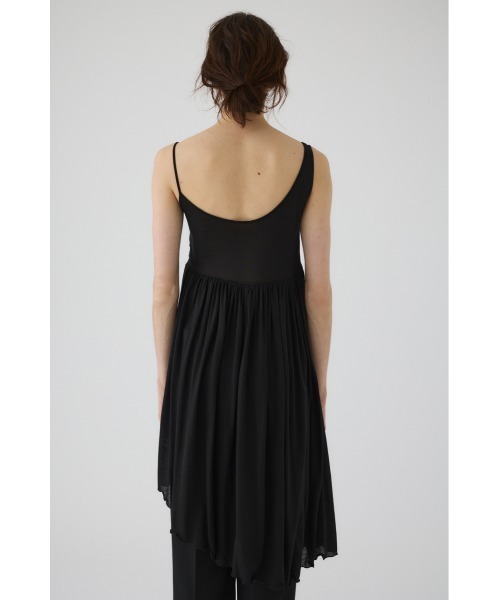 RIM.ARK（リムアーク）の「Drape thin gather cami ドレープシンギャザーキャミ（キャミソール・レディース・ブラック/ライトベージュ・FREE）」の7枚目の写真