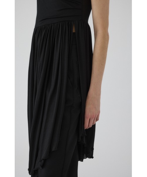 RIM.ARK（リムアーク）の「Drape thin gather cami ドレープシンギャザーキャミ（キャミソール・レディース・ブラック/ライトベージュ・FREE）」の15枚目の写真