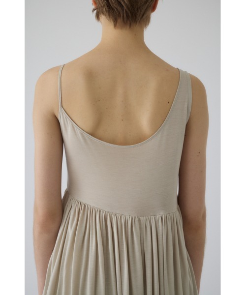 RIM.ARK（リムアーク）の「Drape thin gather cami ドレープシンギャザーキャミ（キャミソール・レディース・ブラック/ライトベージュ・FREE）」の22枚目の写真