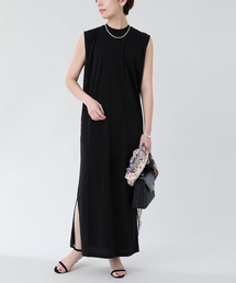 【一度のみ使用】ATON ワンピース ATON ワンピース 「別注」ATON / DRY COTTON JERSEY 「洗える