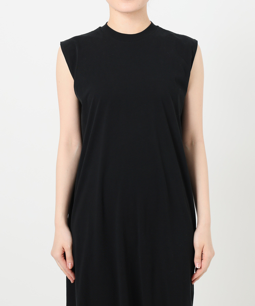 ATON(エイトン)の「ATON(エイトン) TANKTOP DRESS OPAGGM0605(ワンピース・レディース・チャコールグレー/ブラック・SMALL)」の18枚目の写真
