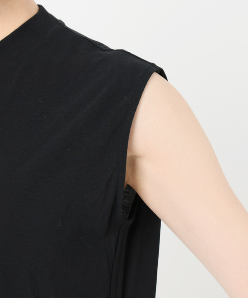 ATON(エイトン)の「ATON(エイトン) TANKTOP DRESS OPAGGM0605(ワンピース・レディース・チャコールグレー/ブラック・SMALL)」の20枚目の写真