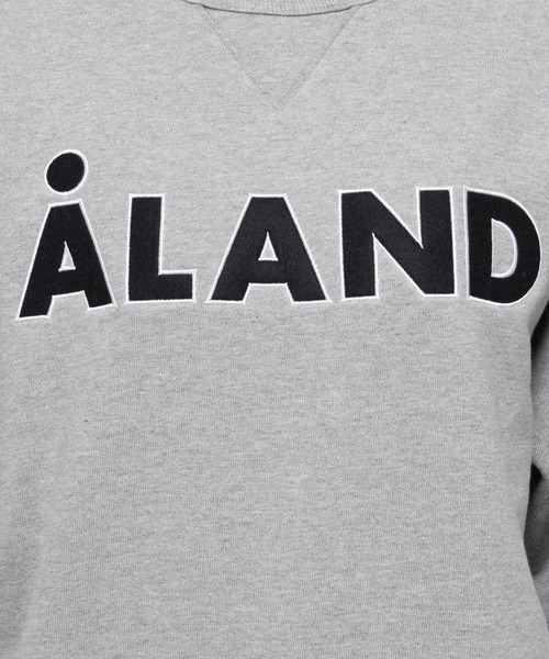 ALAND（エーランド）の「【UNISEX】ALAND／アップリケロゴ プルオーバー（スウェット・レディース・ブラック/グレー・MEDIUM/LARGE）」の18枚目の写真