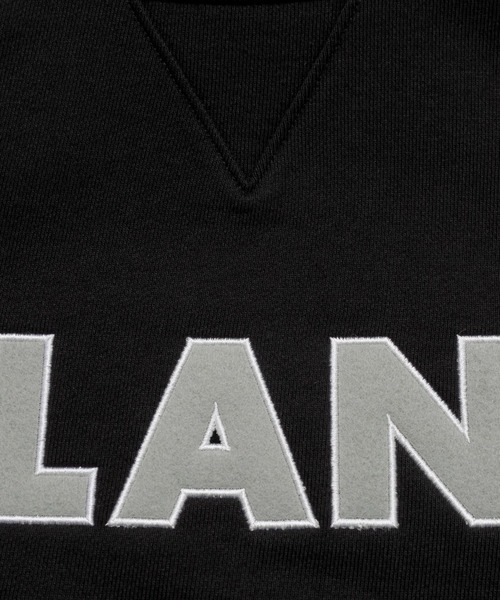 トレーナー スウェット 「UNISEX」ALAND／アップリケロゴ プルオーバー レディース メンズ セール】【UNISEX】ALAND／アップリケロゴ プルオーバー