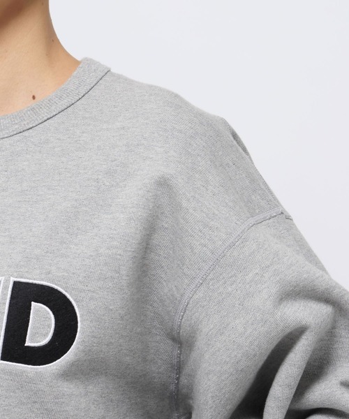 ALAND（エーランド）の「【UNISEX】ALAND／アップリケロゴ プルオーバー（スウェット・レディース・ブラック/グレー・MEDIUM/LARGE）」の13枚目の写真