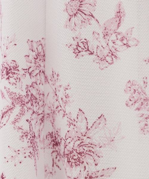 ASTORIA ODIER（アストリアオディール）の「メッシュ花柄プリントフレアスカート（スカート・レディース・ブルー/ピンク・SMALL/MEDIUM/LARGE）」の12枚目の写真