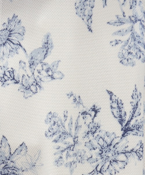 ASTORIA ODIER（アストリアオディール）の「メッシュ花柄プリントフレアスカート（スカート・レディース・ブルー/ピンク・SMALL/MEDIUM/LARGE）」の11枚目の写真