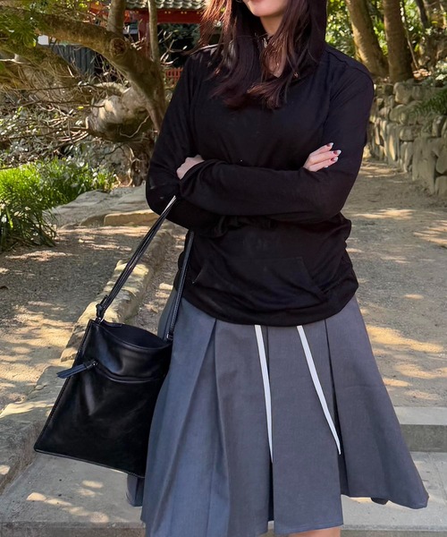 EFOLE(エフォル)の「【志×EFOLE コラボ】Vintage like shoulder bag / ヴィンテージライクショルダーバッグ(ショルダーバッグ・レディース・ブラック/ブラウン・FREE)」の3枚目の写真