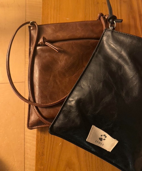 EFOLE(エフォル)の「【志×EFOLE コラボ】Vintage like shoulder bag / ヴィンテージライクショルダーバッグ(ショルダーバッグ・レディース・ブラック/ブラウン・FREE)」の17枚目の写真
