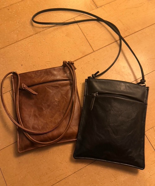 EFOLE(エフォル)の「【志×EFOLE コラボ】Vintage like shoulder bag / ヴィンテージライクショルダーバッグ(ショルダーバッグ・レディース・ブラック/ブラウン・FREE)」の16枚目の写真