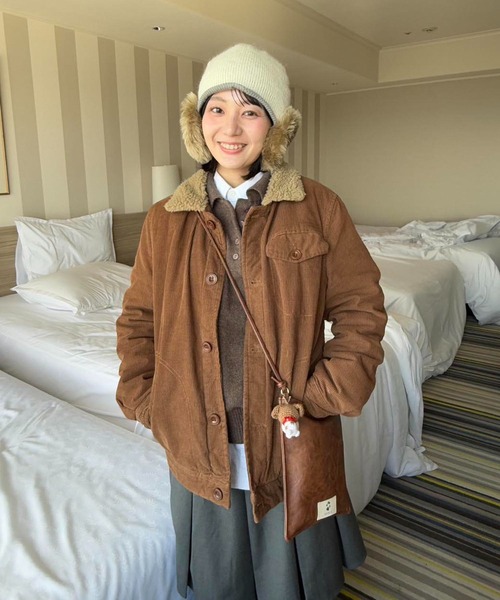 EFOLE(エフォル)の「【志×EFOLE コラボ】Vintage like shoulder bag / ヴィンテージライクショルダーバッグ(ショルダーバッグ・レディース・ブラック/ブラウン・FREE)」の14枚目の写真