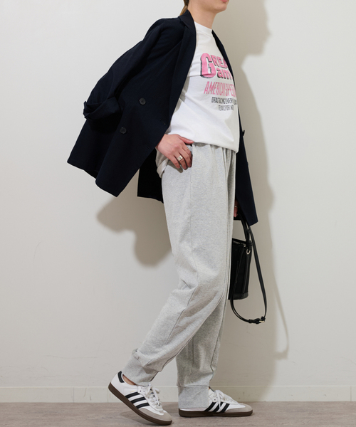 JOURNAL STANDARD relume(ジャーナルスタンダード レリューム)の「センタースリットスウェットパンツ(スウェットパンツ・レディース・チャコールグレー/ブラック・FREE)」の9枚目の写真