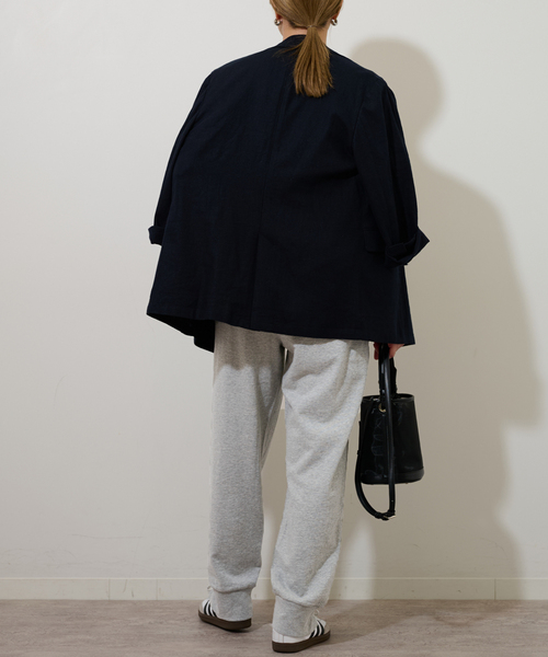 JOURNAL STANDARD relume(ジャーナルスタンダード レリューム)の「センタースリットスウェットパンツ(スウェットパンツ・レディース・チャコールグレー/ブラック・FREE)」の10枚目の写真